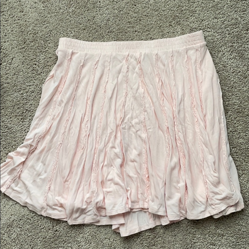 Pink cotton skirt